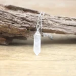 Collier Pierre Hexagonale en pierres naturelles - vue 3
