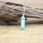Collier Pierre Hexagonale en pierres naturelles - vue 8