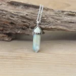 Collier Pierre Hexagonale en pierres naturelles - vue 19