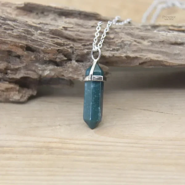 Collier Pierre Hexagonale en pierres naturelles - vue 23