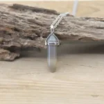 Collier Pierre Hexagonale en pierres naturelles - vue 24