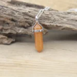 Collier Pierre Hexagonale en pierres naturelles - vue 27