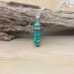 Collier Pierre Hexagonale en pierres naturelles - vue 30