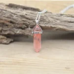 Collier Pierre Hexagonale en pierres naturelles - vue 32