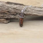 Collier Pierre Hexagonale en pierres naturelles - vue 33