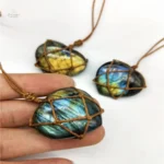 Bijou spirituel en Labradorite pour méditation