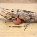 Collier Pierre Naturelle Demi-Lune en pierres semi-précieuses