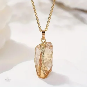 Collier Citrine en pierre naturelle