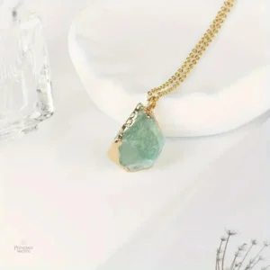 Collier Naturel Citrine, style authentique