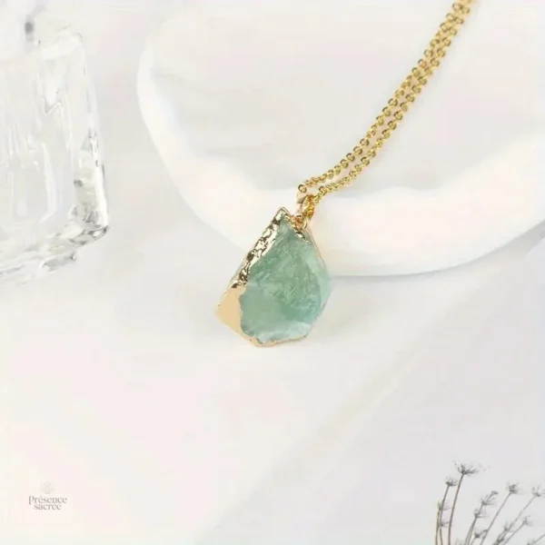 Collier Naturel Citrine, style authentique