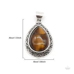 Bijou spirituel Oeil de Tigre pour méditation