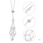 Collier articulé avec pierre naturelle
