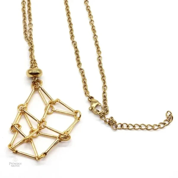 Pendentif pierre naturelle en collier