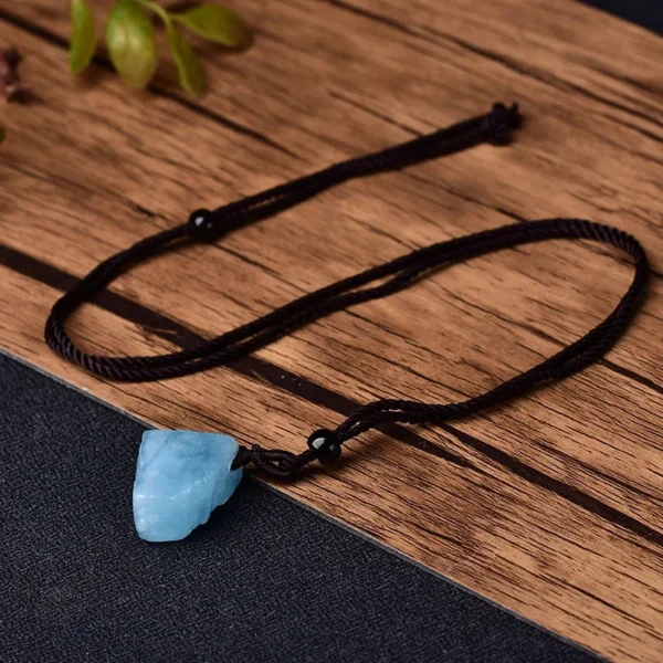 collier-quartz-bleu-1 Collier Bouddhiste en Quartz Bleu