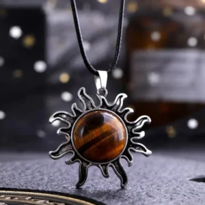 Collier Bouddhiste en Quartz, symbole de lumière et de paix