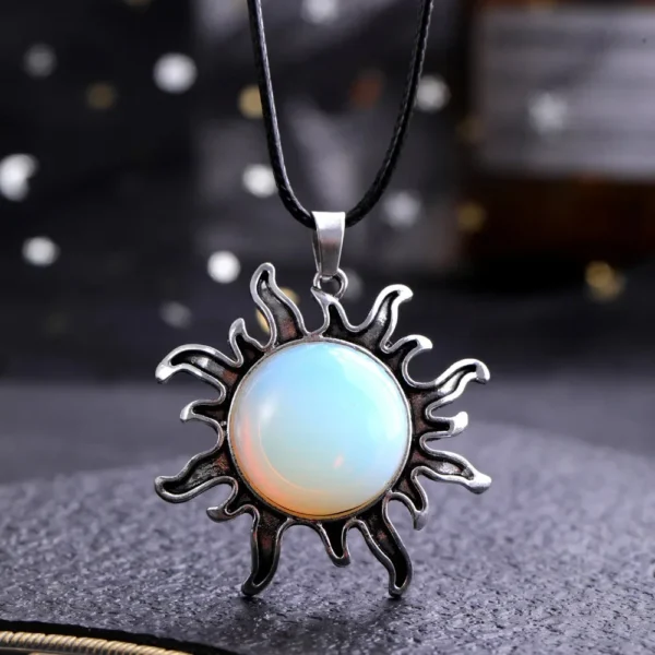 Bijou en Quartz Soleil, favorisant l'harmonie intérieure