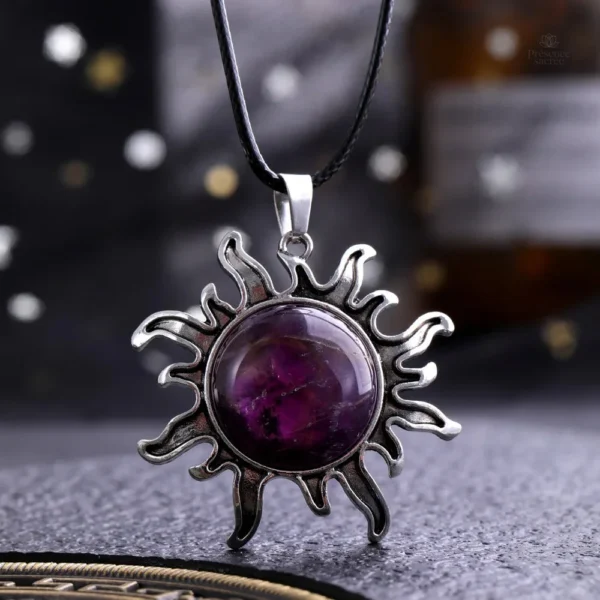Collier avec Quartz naturel, pour une pratique spirituelle
