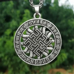 Svastika collier spirituel, symbole de paix