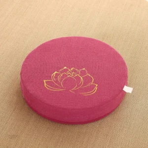 Coussin rond pour pratique méditative