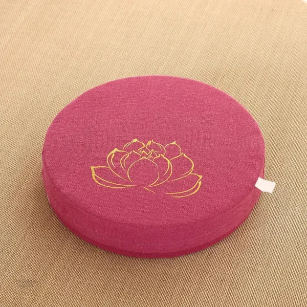 Coussin rond pour pratique méditative