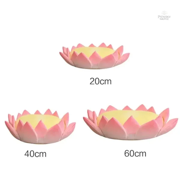 Coussins de méditation inspirés de la Fleur de Lotus