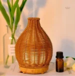Diffuseur d'huiles essentielles en bois rustique