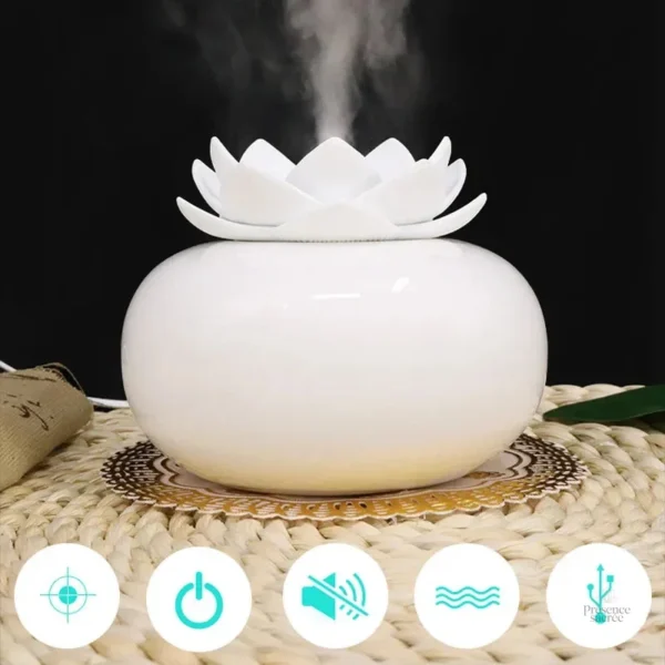 Diffuseur d'arômes Fleur de Lotus pour une ambiance apaisante