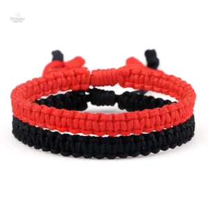 Double Bracelet Bouddhiste en perles naturelles élégantes