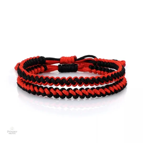 Bracelet Bouddhiste avec pierres semi-précieuses harmonieuses