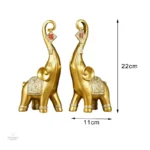 Double éléphant, sculpture esthétique et spirituelle