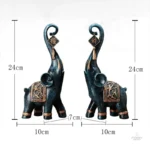 Statues bouddhistes d'éléphants, harmonie et équilibre pour la maison