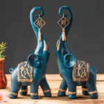 Statue bouddhiste éléphant, symbole de sagesse et force
