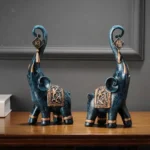 Statues d'éléphants, parfaites pour la méditation et sérénité