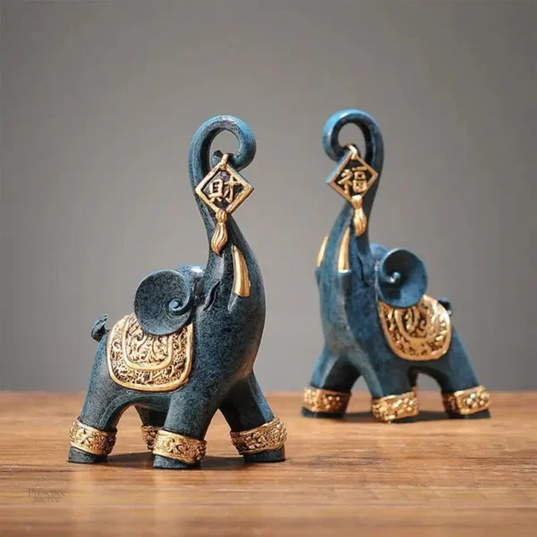 Statue d'éléphants, artisanat traditionnel asiatique