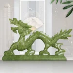 Dragon jade décoratif représentant le zodiaque asiatique