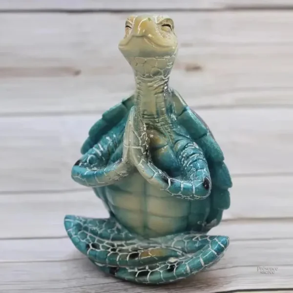 Accessoire de méditation avec design tortue