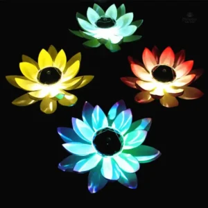Fleur de Lotus Solaire en décoration zen