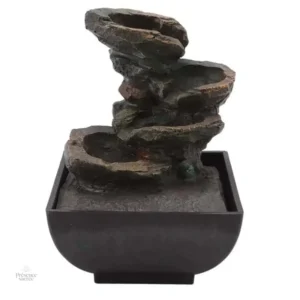 Fontaine Zen intérieure en résine pour un décor apaisant