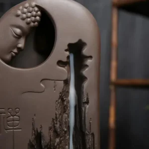 Fontaine à encens inspirée par la montagne et Bouddha