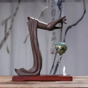 Fontaine à encens Prière bouddhiste, un élément spirituel apaisant