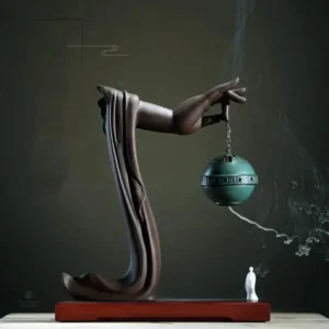 Objet de bien-être : fontaine à encens pour pratiques méditatives