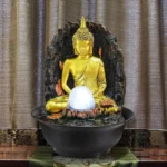 Atmosphère zen et relaxante avec Fontaine Bouddha
