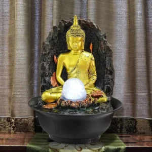 Atmosphère zen et relaxante avec Fontaine Bouddha
