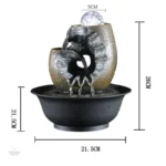 Fontaine apaisante pour la méditation et la détente