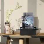 Fontaine d'eau décorative pour un intérieur apaisant