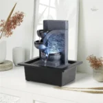 Fontaine d'eau intérieure, design moderne et harmonieux