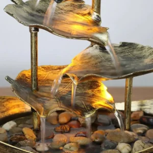 Fontaine décorative avec eau en cascade pour la maison
