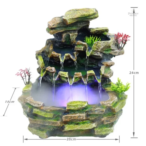 Fontaine apaisante pour ambiance zen et tranquillité