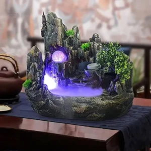 Fontaine d'intérieur apaisante pour ambiance relaxante