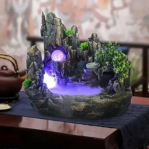 Fontaine d'intérieur apaisante pour ambiance relaxante